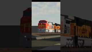 BNSF Warbonnet leading Oil Tanker roblox oiltanker subcribe shorts trending bnsf [upl. by Ulani163]