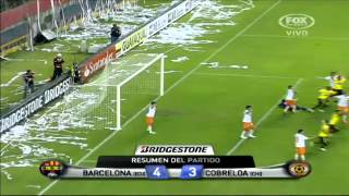 Barcelona 4  3 Cobreloa Copa Sudamericana 2012 [upl. by Loftus]