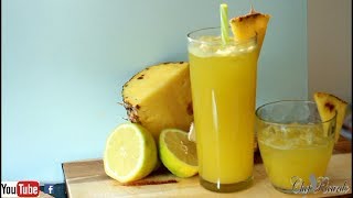 Fresh Pineapple Juice  Recipes By Chef Ricardo [upl. by Aztiley239]