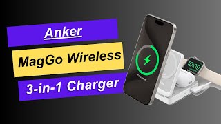 Anker MagGo 3in1 Wireless Charging Station Perfection [upl. by Rennoc37]