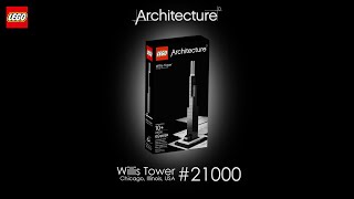 LEGO Architecture  Willis Tower  Sears Tower 21000 [upl. by Greenleaf]