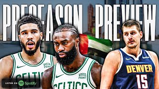 Preseason Preview  Celtics vs Nuggets in Abu Dhabi [upl. by Dana]