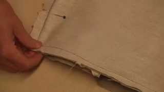 How to sew a zipper in a pillow with piping [upl. by Jaban147]