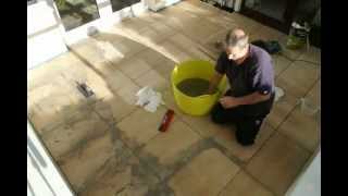 Timelapse laying floor tiles [upl. by Frayda]