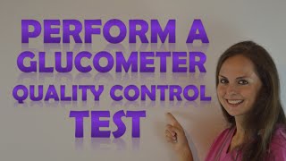 How to Perform a Quality Control QC Test on a Glucometer  Nursing Clinical Skill [upl. by Ydiarf446]