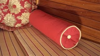 How to Make a Neckroll Pillow with Piping [upl. by Erdnassac]