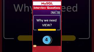 Part 13  SQLMySQL Interview Questions for Data Analysts [upl. by Hamilton]