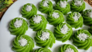 SAYA SERING MENGULANGI RESEP INI ENAK BANGET DAN LEMBUT  KUE KASWI PANDAN [upl. by Fiertz]