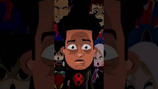 EL OSCURO SECRETO DE MILES MORALES😐 spiderverse marvel meme milesmorales spiderman spidey [upl. by Anthiathia5]