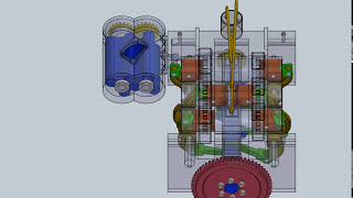 Opposed Piston Engine Design  Commer TS3  Solidworks [upl. by Merce212]