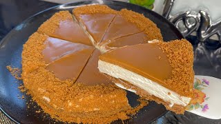 Ëmbelsirë me Biskota🤩 Receta 10minutëshe që do t’ju kënaqë me shije Lotus Cheesecake Recipe😋 [upl. by Nirda411]