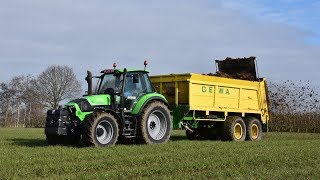 DeutzFahr Agrotron 6210 CShift amp DEWA STV mestwagen  Loonw TJampens [upl. by Atnod]