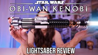 OBIWAN KENOBI LIGHTSABER REVIEW Imperial Workshop Paragon 20 [upl. by Mcgee]