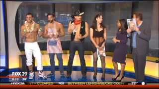 Hunks Takeover TV News Studio [upl. by Lola]