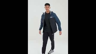 NAPAPIJRI Lightweight Festival Split Jacket Shiny Blue Black Men  JD Sports [upl. by Enohsal]