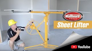 Using the Wallboard Tools Sheet Lifter [upl. by Aierb]