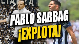 PABLO SABBAG FURIOSO con LOS HINCHAS de ALIANZA LIMA [upl. by Granville]