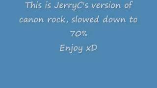 Canon Rock backing track slowed down 70 [upl. by Eile]