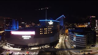 Tampere Nokia Arena Opening Weekend  Drone View 122021 [upl. by Calbert679]