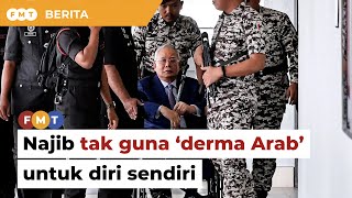 Najib guna ‘derma Arab’ untuk politik bukan diri sendiri mahkamah diberitahu [upl. by Rolfston820]