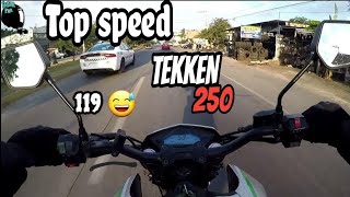 Top speed Tekken 250 [upl. by Jurkoic]