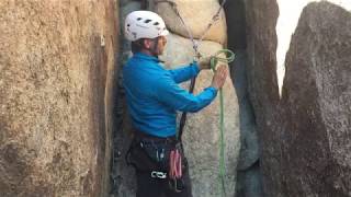 How to Rappel with a Munter Hitch [upl. by Nibor283]