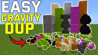 EASY Gravity Block Duplication Glitch Minecraft 121 BedrockMcpePs4Xbox [upl. by Deuno]