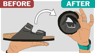 How to Turn Birkenstocks into Barefoot Sandals [upl. by Ury430]