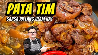 PATA TIM RECIPE  SARSA PA LANG ULAM NA  Ferdz Kitchen TV [upl. by Pelson]