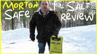 Morton Safe T Salt Review  Worlds Best Snow Melting Salt [upl. by Lyrac66]