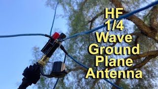 HF 14 Wave GroundPlane Antenna [upl. by Kari]