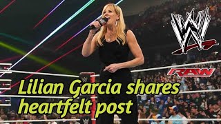 Lilian Garcia shares heartfelt post following WWE RAW return [upl. by Eiroj797]