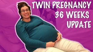 36 Weeks TWIN Pregnancy Update Reached my Goal [upl. by Retniw]