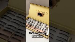 Turn your boring box into eyelash orgainiserorganising organisingtips eyelashes shortsfeed vira [upl. by Aiden]