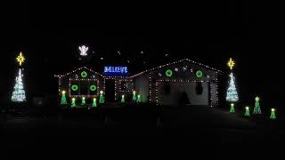 Whigfield  Last Christmas DunRich Lights Christmas Display 2023 [upl. by Cookie217]