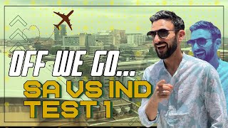 Christmas on the flight to Johannesburg  SA vs IND Test 1  Jatin Sapru  Vlog Overs [upl. by Blynn]