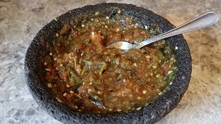 Chile del Molcajete Receta 100 Mexicana [upl. by Crystie]