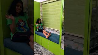 Tiyakutty AdviKutten DreamRoom Makeover Video GreenColourTheme BunkBed MakeUpTable💄 [upl. by Nera]