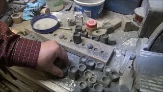 Making a Carborundum Marble Grinding Cup [upl. by Burget]