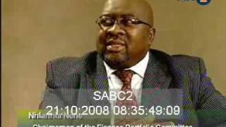 Chairman falls off chair on live tv LMAO Nhlanhla Nene [upl. by Tezzil]