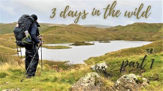 Backpacking UK  3 days Solo Wild Camping in the Lake District [upl. by Chuck949]