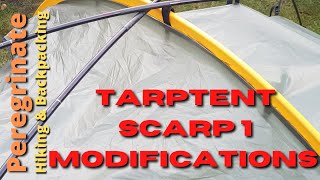 Tarptent Scarp 1 Modifications [upl. by Enneyehc]