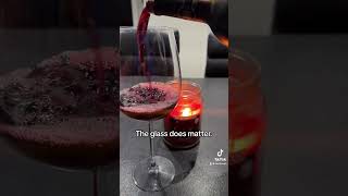 The wineglass makes all the difference Do you agree wine winetasting winelovers winetime [upl. by Eilsel]