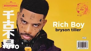 Bryson Tiller  Rich Boy Visualizer [upl. by Siclari549]