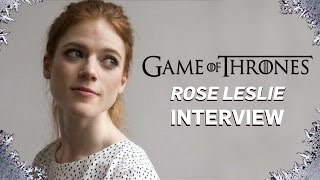 Game of Thrones Rose Leslie Interview [upl. by Avehsile433]