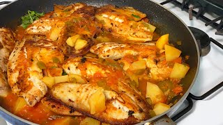 FILETE de PESCADO una receta que te encantará 😋😋  Cocinemos Con Cristina [upl. by Oigroig]