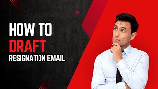 How to Draft a Professional Resignation Email  Sample Templates [upl. by Ontina]