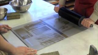 Printing Quality Lithographs Using an Etching Press [upl. by Oflodor917]