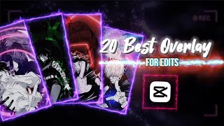 20 Best Free Overlay Package for edits  part 1  kawaii97 [upl. by Dnarud]