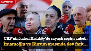 CHPnin kalesi Kadıköyde sayaçlı seçim anketi Ekrem İmamoğlu ve Murat Kurum arasında dev fark [upl. by Notsla]